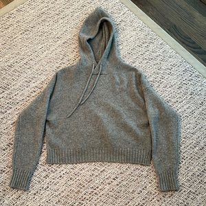 Babaton (Aritzia), cashmere, hooded crop sweater